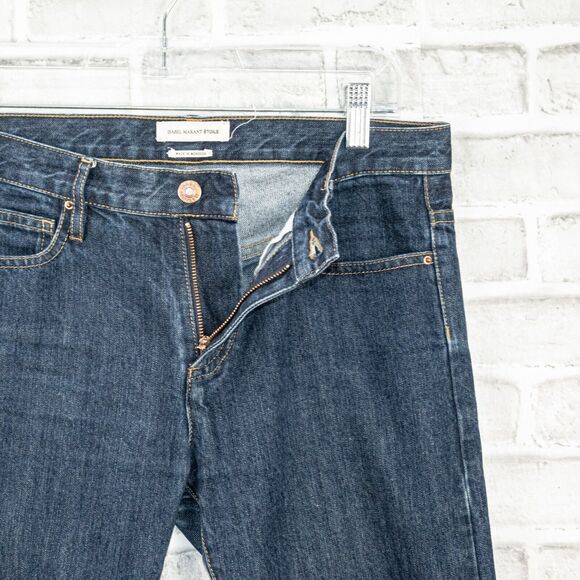 ISABEL MARANT Etoile Women's Denim Jeans Cotton Size 38 fits 32w - Picture 2 of 8